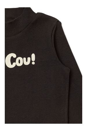 T-shirt in cotone nero MINI RODINI KIDS | 2472012899BLACK